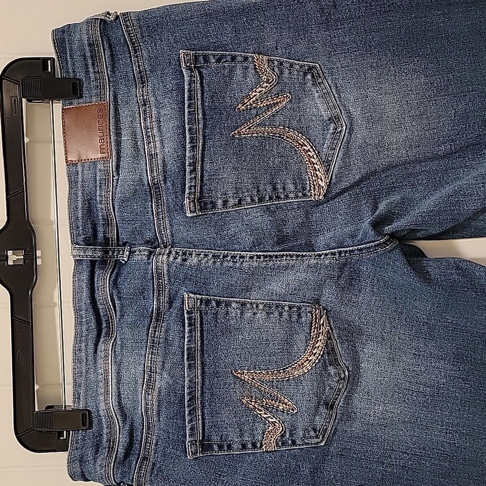 Maurices Blue Boot Cut Jeans Classic Jeans Size 12 Short - Picture 6 of 10